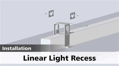 LED Linear Strip Fixture Installation Instructions